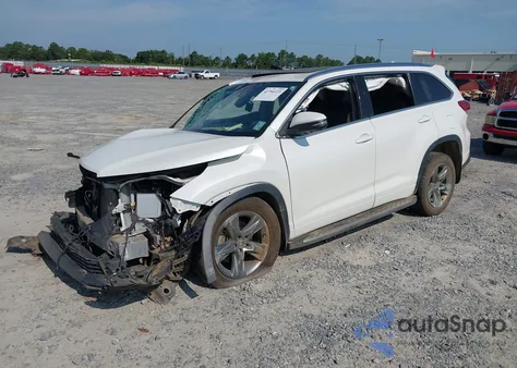 2019 Toyota Highlander Limited Platinum from USA, damaged, VIN 5TDYZRFH3KS312775